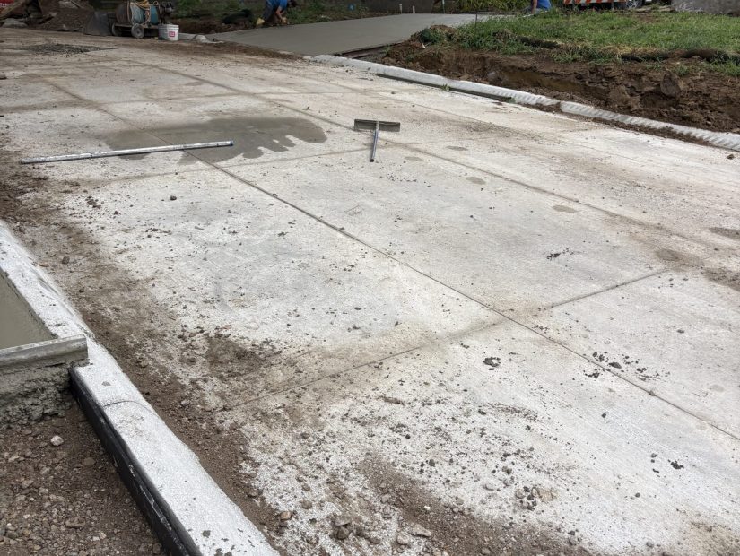 Concrete street reconstruction underway in Denison, Iowa